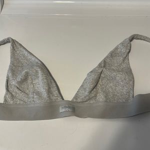 SKIMS cotton plunge bralette